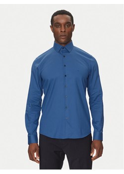 Calvin Klein Koszula K10K114298 Niebieski Slim Fit ze sklepu MODIVO w kategorii Koszule męskie - zdjęcie 182735816