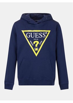 Guess Bluza L92Q09 KAUG0 Granatowy Regular Fit ze sklepu MODIVO w kategorii Bluzy chłopięce - zdjęcie 182735819