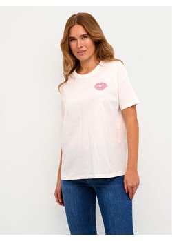 Kaffe T-Shirt Fie 10508888 Écru Oversize ze sklepu MODIVO w kategorii Bluzki damskie - zdjęcie 182735878