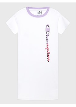 Champion Sukienka codzienna 404672 Biały Regular Fit ze sklepu MODIVO w kategorii Sukienki dziewczęce - zdjęcie 182735889