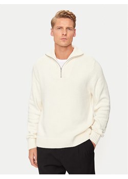 Jack&Jones Sweter Frederiksberg 12262055 Écru Loose Fit ze sklepu MODIVO w kategorii Swetry męskie - zdjęcie 182735938