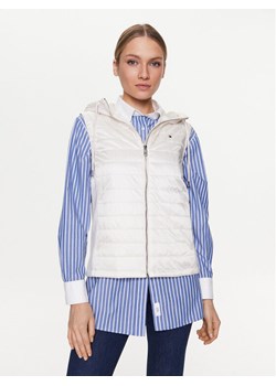 Tommy Hilfiger Bezrękawnik WW0WW38071 Écru Regular Fit ze sklepu MODIVO w kategorii Kamizelki damskie - zdjęcie 182736046