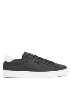 Tommy Jeans Sneakersy Tjm Leather Low Cupsole EM0EM01374 Czarny ze sklepu MODIVO w kategorii Trampki męskie - zdjęcie 182736077