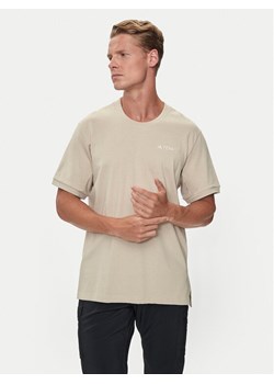 adidas T-Shirt Terrex Xploric Logo IK9111 Beżowy Regular Fit ze sklepu MODIVO w kategorii T-shirty męskie - zdjęcie 182736087