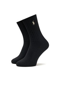 Polo Ralph Lauren Skarpety wysokie damskie 455846847012 Czarny ze sklepu MODIVO w kategorii Skarpetki damskie - zdjęcie 182736119
