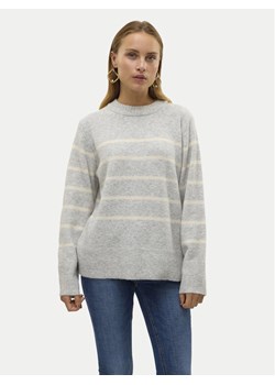 Vero Moda Sweter Flawless 10320487 Szary Loose Fit ze sklepu MODIVO w kategorii Swetry damskie - zdjęcie 182736156
