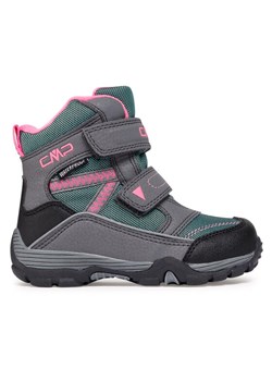 CMP Śniegowce Kids Pyry Snow Boot Wp 38Q4514 Szary ze sklepu MODIVO w kategorii Buty zimowe dziecięce - zdjęcie 182736255
