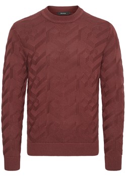 Matinique Sweter 30206829 Bordowy Regular Fit ze sklepu MODIVO w kategorii Swetry męskie - zdjęcie 182736266