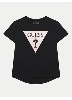 Guess T-Shirt J5RI18 K6YW4 Czarny Regular Fit ze sklepu MODIVO w kategorii T-shirty chłopięce - zdjęcie 182736268