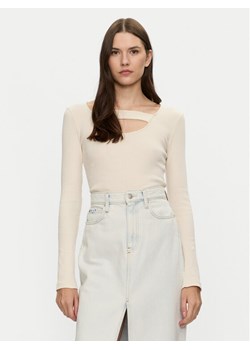Brave Soul Bluzka LLT-248NALA Écru Slim Fit ze sklepu MODIVO w kategorii Bluzki damskie - zdjęcie 182736295