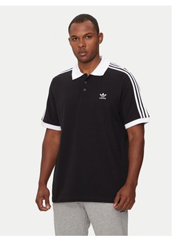 adidas Polo adicolor Classics 3-Stripes IL2501 Czarny Regular Fit ze sklepu MODIVO w kategorii T-shirty męskie - zdjęcie 182736426