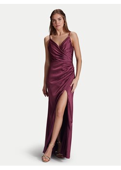 Hey Kyla Sukienka wieczorowa 5AI075HK Bordowy Slim Fit ze sklepu MODIVO w kategorii Sukienki - zdjęcie 182736428