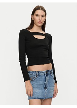 Brave Soul Bluzka LLT-248NALA Czarny Slim Fit ze sklepu MODIVO w kategorii Bluzki damskie - zdjęcie 182736477