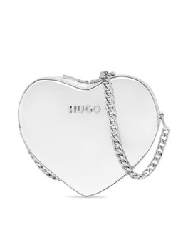 HUGO Torebka Love Crossbody-L 50536119 Srebrny ze sklepu MODIVO w kategorii Kopertówki - zdjęcie 182736576