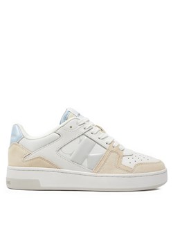 Calvin Klein Jeans Sneakersy Basket Cupsole Low Mix Nbs Dc YW0YW01388 Biały ze sklepu MODIVO w kategorii Buty sportowe damskie - zdjęcie 182736585