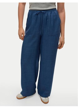 Vero Moda Spodnie materiałowe Melaney 10316385 Granatowy Loose Fit ze sklepu MODIVO w kategorii Spodnie damskie - zdjęcie 182736608