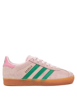 adidas Sneakersy Gazelle JP7133 Różowy ze sklepu MODIVO w kategorii Buty sportowe dziecięce - zdjęcie 182736648
