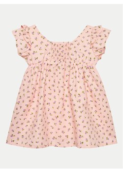 United Colors Of Benetton Sukienka letnia 4YP7GV01G Różowy Regular Fit ze sklepu MODIVO w kategorii Sukienki dziewczęce - zdjęcie 182736756