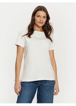 Guess T-Shirt V3BI11 J1314 Écru Regular Fit - id: 0000304589409 - marki Guess - 182736778 Guess T-Shirt V3BI11 J1314 Écru Regular Fit ze sklepu MODIVO w kategorii Bluzki damskie - zdjęcie 182736778