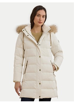 LAUREN RALPH LAUREN Kurtka puchowa 297957509002 Écru Regular Fit ze sklepu MODIVO w kategorii Kurtki damskie - zdjęcie 182736828