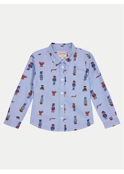 Guess Koszula N5RH00 W9CL0 Niebieski Regular Fit ze sklepu MODIVO w kategorii Koszule chłopięce - zdjęcie 182736857