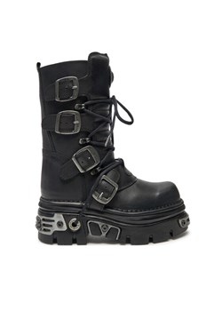 NEW ROCK Glany M-373-S4 Czarny ze sklepu MODIVO w kategorii Workery damskie - zdjęcie 182737006