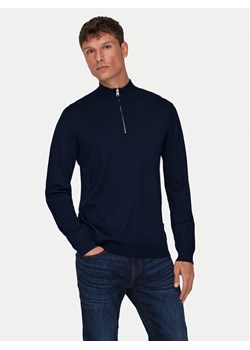 Only & Sons Sweter Wyler 22021264 Granatowy Regular Fit ze sklepu MODIVO w kategorii Swetry męskie - zdjęcie 182737008