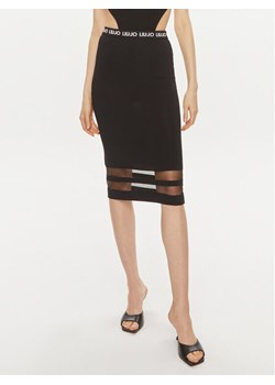 Liu Jo Spódnica ołówkowa Ecs Gonna Maglia Lon TA4224 MS36L Czarny Slim Fit ze sklepu MODIVO w kategorii Spódnice - zdjęcie 182737086