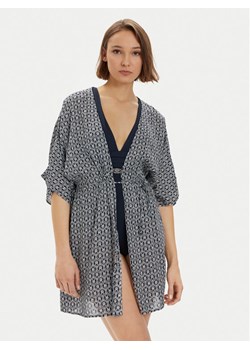 Tommy Hilfiger Pareo UW0UW05364 Granatowy Relaxed Fit ze sklepu MODIVO w kategorii Odzież plażowa - zdjęcie 182737139