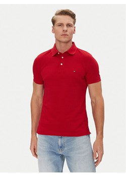 Tommy Hilfiger Polo 1985 MW0MW17771 Czerwony Slim Fit - id: 0000304649837 - marki Tommy Hilfiger - 182737278 Tommy Hilfiger Polo 1985 MW0MW17771 Czerwony Slim Fit ze sklepu MODIVO w kategorii T-shirty męskie - zdjęcie 182737278