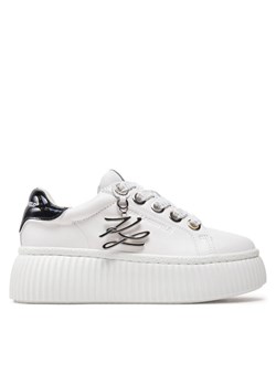 KARL LAGERFELD Sneakersy KL42376A Biały ze sklepu MODIVO w kategorii Buty sportowe damskie - zdjęcie 182737348