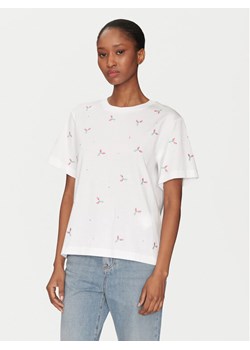 Marella T-Shirt Feluca 2513971034 Biały Regular Fit ze sklepu MODIVO w kategorii Bluzki damskie - zdjęcie 182737417