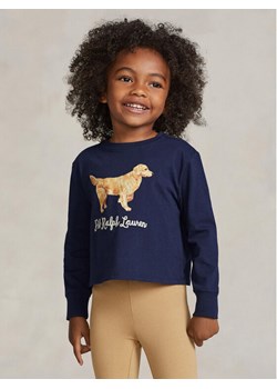 Polo Ralph Lauren Bluzka Ls Dog Tee 312916817001 Granatowy Regular Fit ze sklepu MODIVO w kategorii Bluzki dziewczęce - zdjęcie 182737428