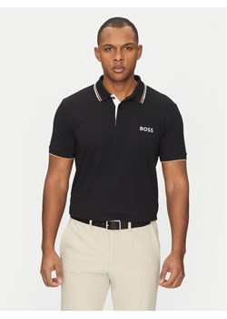 BOSS Polo Paddy Pro 50469102 Czarny Regular Fit ze sklepu MODIVO w kategorii T-shirty męskie - zdjęcie 182737439
