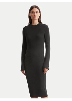 Marc O'Polo Sukienka dzianinowa 409 5045 67097 Czarny Slim Fit ze sklepu MODIVO w kategorii Sukienki - zdjęcie 182737468