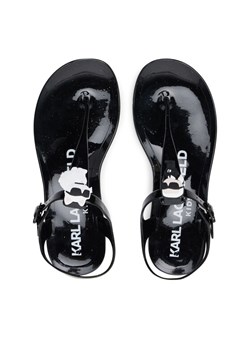 Karl Lagerfeld Kids Sandały Z30370 S Czarny ze sklepu MODIVO w kategorii Sandały dziecięce - zdjęcie 182737485