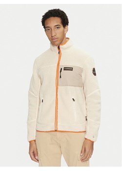 Napapijri Polar Yupik NP0A4GNT Beżowy Regular Fit ze sklepu MODIVO w kategorii Bluzy męskie - zdjęcie 182737539
