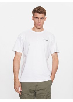 Columbia T-Shirt North Cascades™ Short Sleeve Tee Biały Regular Fit ze sklepu MODIVO w kategorii T-shirty męskie - zdjęcie 182737575