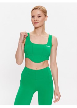 Guess Top Brigit V3GP02 MC04Z Zielony Slim Fit ze sklepu MODIVO w kategorii Bluzki damskie - zdjęcie 182737716