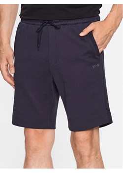 Boss Szorty sportowe 50471850 Granatowy Regular Fit ze sklepu MODIVO w kategorii Spodenki męskie - zdjęcie 182737746