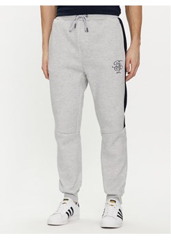 Brave Soul Spodnie dresowe MJS-516ALSTON Szary Straight Fit ze sklepu MODIVO w kategorii Spodnie męskie - zdjęcie 182737755