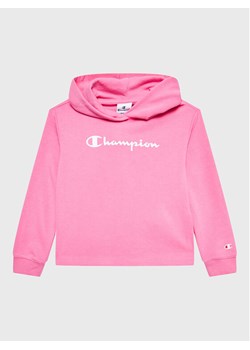 Champion Bluza 404601 Różowy Custom Fit ze sklepu MODIVO w kategorii Bluzy dziewczęce - zdjęcie 182737766
