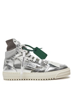 Off-White Sneakersy OWIA112F23LEA0047272 Srebrny ze sklepu MODIVO w kategorii Buty sportowe damskie - zdjęcie 182737807