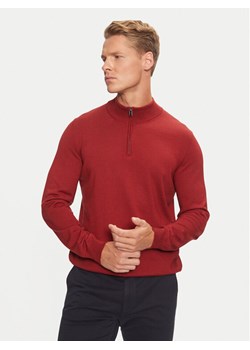 Boss Sweter Ebenji 50528300 Czerwony Regular Fit ze sklepu MODIVO w kategorii Swetry męskie - zdjęcie 182737886
