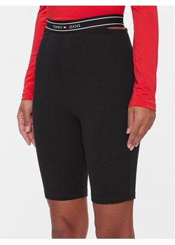 Tommy Jeans Kolarki DW0DW17319 Czarny Slim Fit ze sklepu MODIVO w kategorii Szorty - zdjęcie 182738109