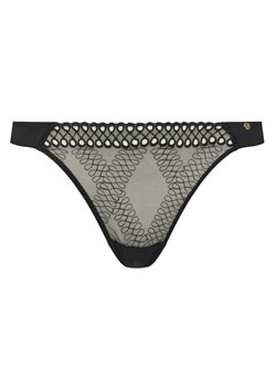 BOSS Stringi Eyelet 50540420 Czarny ze sklepu MODIVO w kategorii Majtki damskie - zdjęcie 182738118