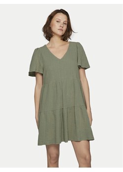 Vila Sukienka letnia Libre 14095564 Khaki Regular Fit ze sklepu MODIVO w kategorii Sukienki - zdjęcie 182738119