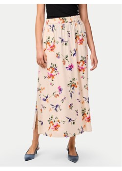 YAS Spódnica midi Asina 26034011 Écru Regular Fit ze sklepu MODIVO w kategorii Spódnice - zdjęcie 182738159