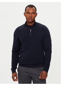 Calvin Klein Sweter K10K110421 Granatowy Regular Fit ze sklepu MODIVO w kategorii Swetry męskie - zdjęcie 182738237