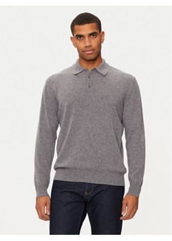 United Colors Of Benetton Sweter 1002U301C Szary Regular Fit ze sklepu MODIVO w kategorii Swetry męskie - zdjęcie 182738239